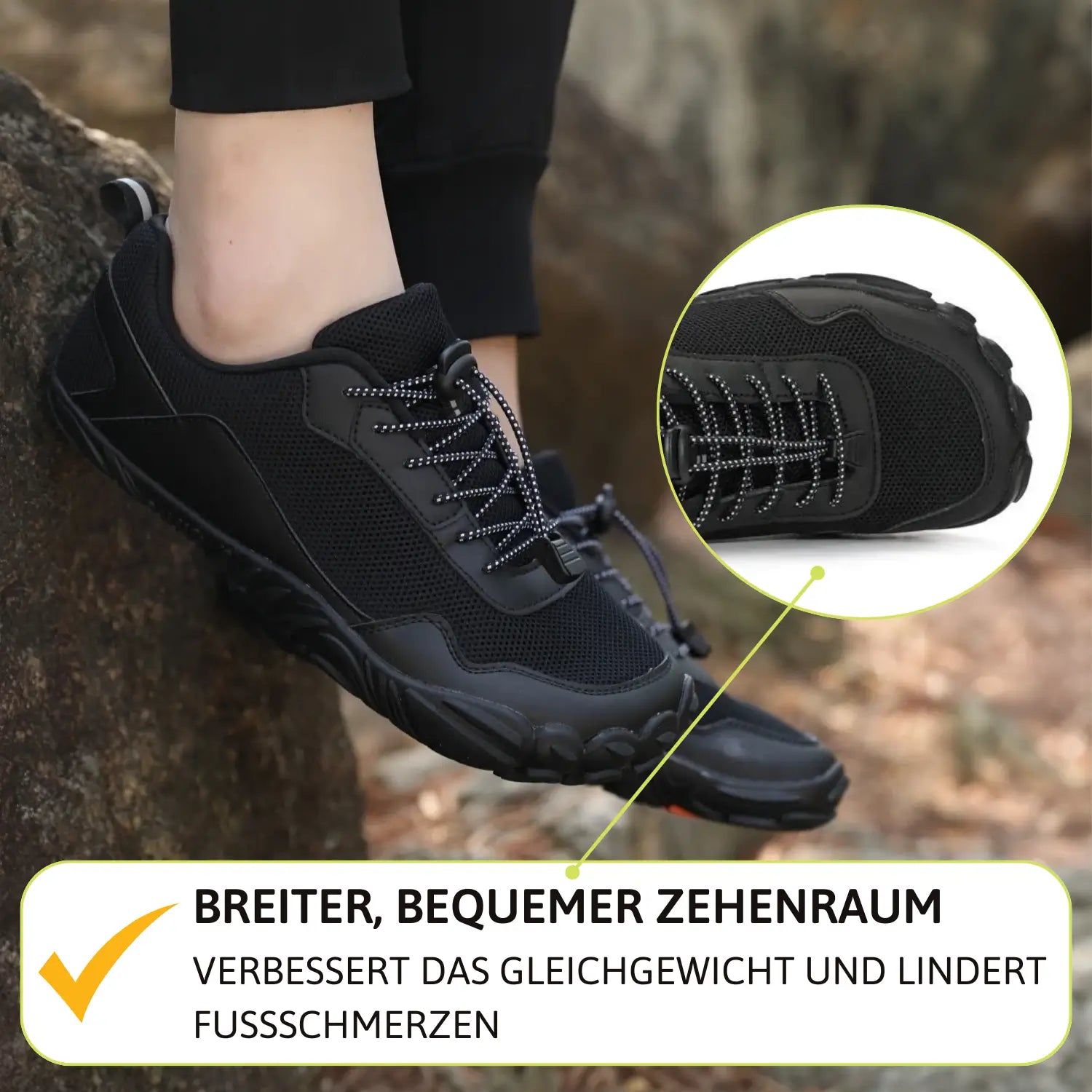 TRITZO Hike – Rutschfeste Herbst-Barfußschuhe (Unisex)