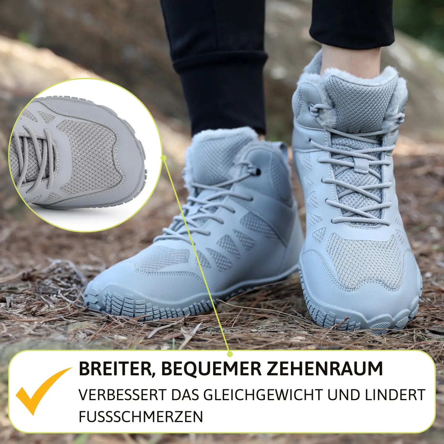 TRITZO Frostline Max – Warmer & Wasserfester Barfußstiefel