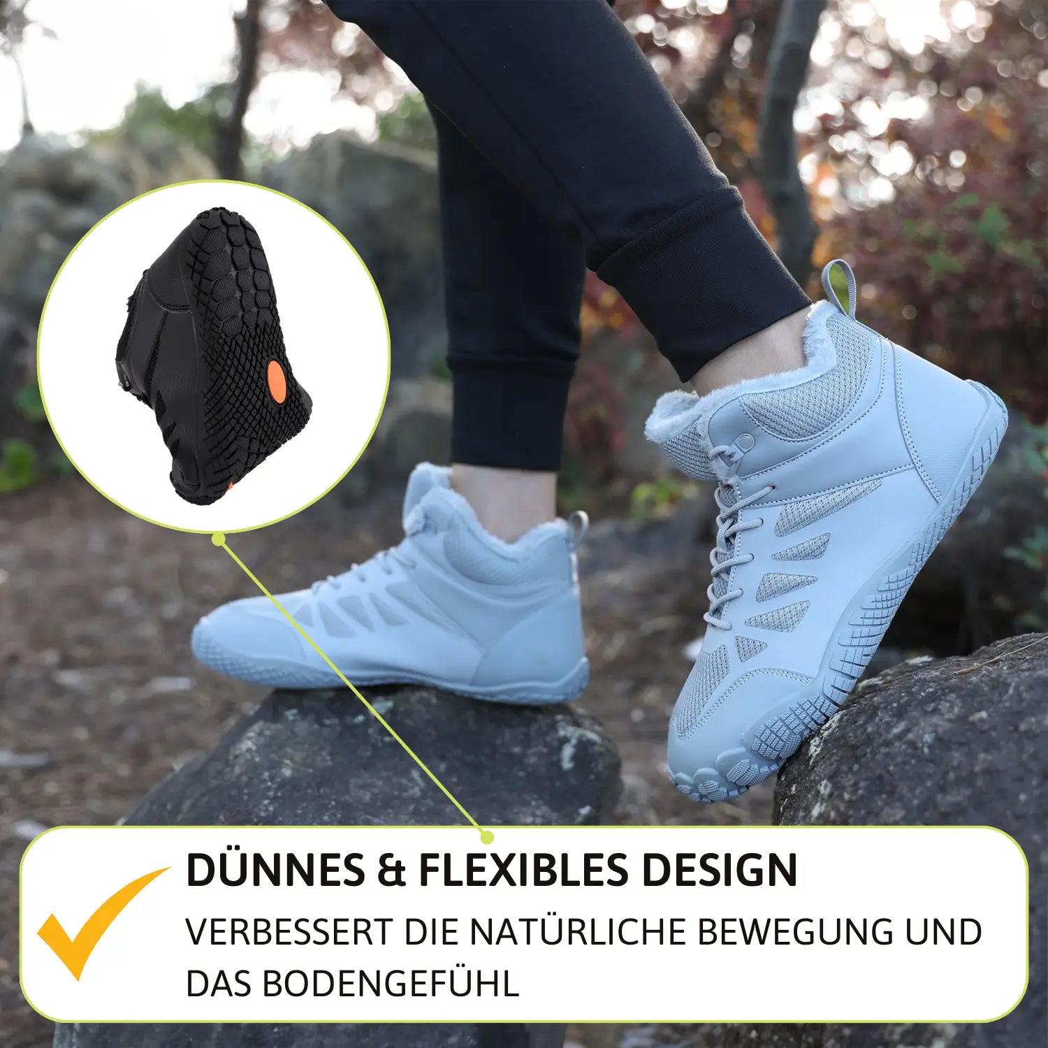 TRITZO Frostline Max – Warmer & Wasserfester Barfußstiefel